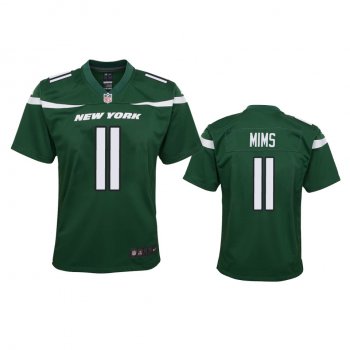 Youth New York Jets Denzel Mims Green 2020 NFL Draft Game Jersey