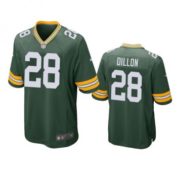 Men's Green Bay Packers A.J. Dillon Green 2020 NFL Draft Game Jersey