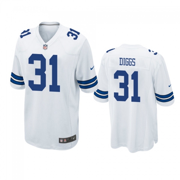 Men's Dallas Cowboys Trevon Diggs White 2020 NFL Draft Game Jersey