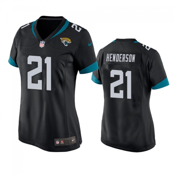 Women's Jacksonville Jaguars C.J. Henderson Black 2020 NFL Draft Game Jersey