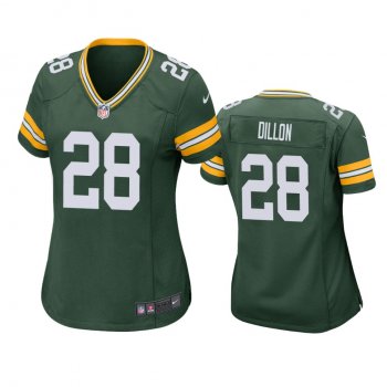 Women's Green Bay Packers A.J. Dillon Green 2020 NFL Draft Game Jersey