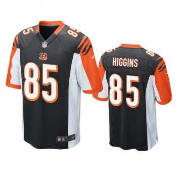 Men's Cincinnati Bengals Tee Higgins Black 2020 NFL Draft Game Jersey