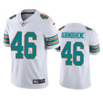 Men's Miami Dolphins Noah Igbinoghene White 2020 NFL Draft Alternate Vapor Limited Jersey