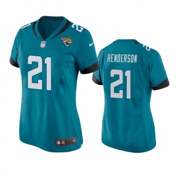 Women's Jacksonville Jaguars C.J. Henderson Teal 2020 NFL Draft Game Jersey