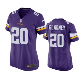 Women's Minnesota Vikings Jeff Gladney Purple 2020 NFL Draft Game Jersey