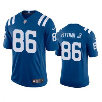 Men's Indianapolis Colts Mike Pittman Jr. Royal 2020 NFL Draft Vapor Limited Jersey