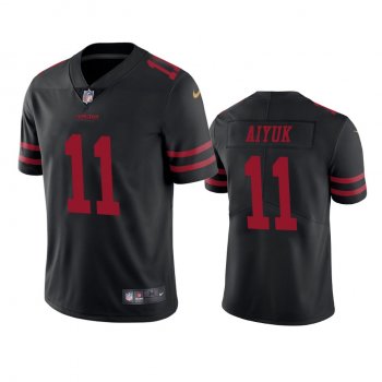 Men's San Francisco 49ers Brandon Aiyuk Black 2020 NFL Draft Vapor Limited Jersey