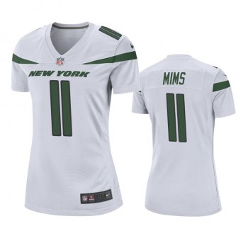 Women's New York Jets Denzel Mims White 2020 NFL Draft Game Jersey