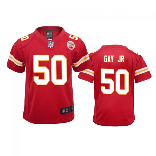 Youth Kansas City Chiefs Willie Gay Jr. Red 2020 NFL Draft Game Jersey