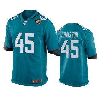 Men's Jacksonville Jaguars K'Lavon Chaisson Teal 2020 NFL Draft Game Jersey