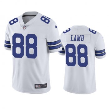 Men's Dallas Cowboys CeeDee Lamb White 2020 NFL Draft Vapor Limited Jersey