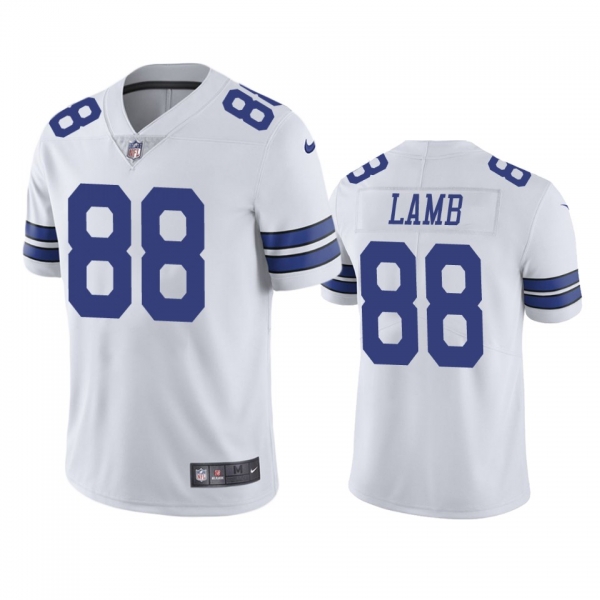 Men's Dallas Cowboys CeeDee Lamb White 2020 NFL Draft Vapor Limited Jersey