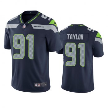 Men's Seattle Seahawks Darrell Taylor Navy 2020 NFL Draft Vapor Limited Jersey