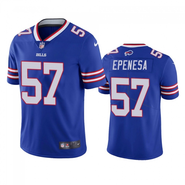 Men's Buffalo Bills A.J. Epenesa Royal 2020 NFL Draft Vapor Limited Jersey