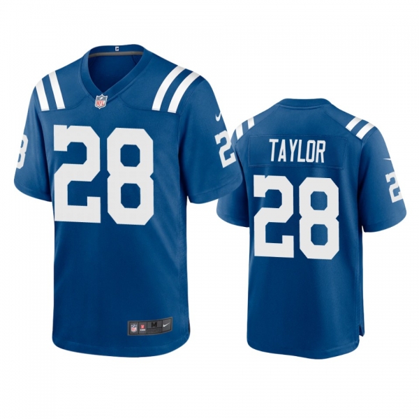 Men's Indianapolis Colts Jonathan Taylor Royal 2020 NFL Draft Game Jersey