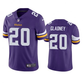 Men's Minnesota Vikings Jeff Gladney Purple 2020 NFL Draft Vapor Limited Jersey