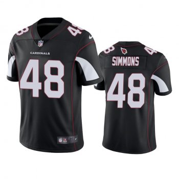 Men's Arizona Cardinals Isaiah Simmons Black 2020 NFL Draft Vapor Limited Jersey