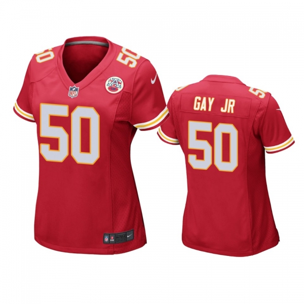 Women's Kansas City Chiefs Willie Gay Jr. Red 2020 NFL Draft Game Jersey