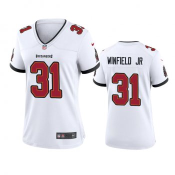 Women's Tampa Bay Buccaneers Antoine Winfield Jr. White 2020 NFL Draft Game Jersey