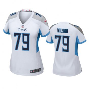 Women's Tennessee Titans Isaiah Wilson White 2020 NFL Draft Game Jersey