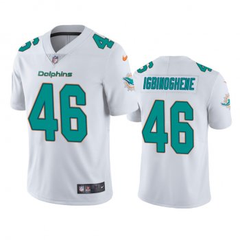 Men's Miami Dolphins Noah Igbinoghene White 2020 NFL Draft Vapor Limited Jersey