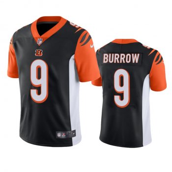 Men's Cincinnati Bengals Joe Burrow Black 2020 NFL Draft Vapor Limited Jersey