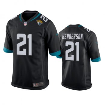 Men's Jacksonville Jaguars C.J. Henderson Black 2020 NFL Draft Game Jersey