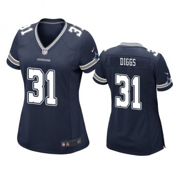 Women's Dallas Cowboys Trevon Diggs Navy 2020 NFL Draft Game Jersey