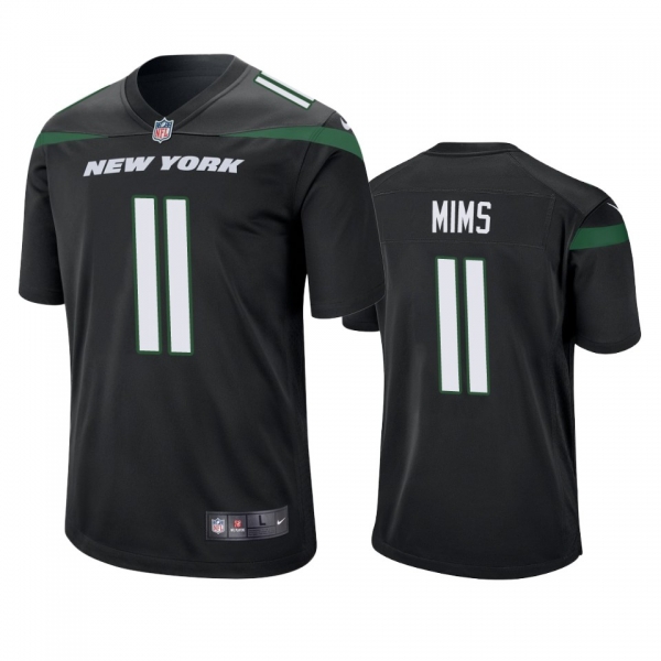 Men's New York Jets Denzel Mims Black 2020 NFL Draft Game Jersey