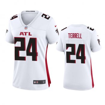 Women's Atlanta Falcons A.J. Terrell White 2020 NFL Draft Game Jersey