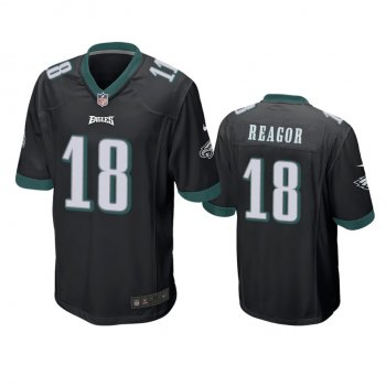 Men's Philadelphia Eagles Jalen Reagor Black 2020 NFL Draft Game Jersey