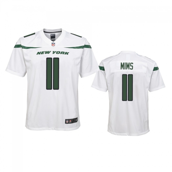 Youth New York Jets Denzel Mims White 2020 NFL Draft Game Jersey