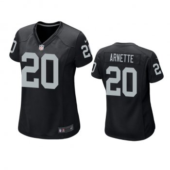 Women's Las Vegas Raiders Damon Arnette Black 2020 NFL Draft Game Jersey