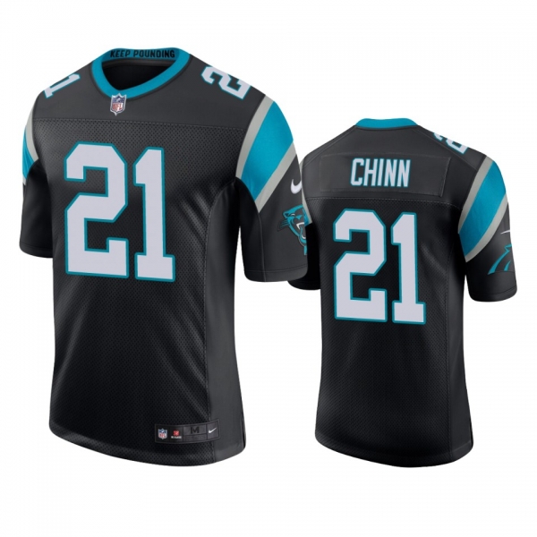 Men's Carolina Panthers Jeremy Chinn Black 2020 NFL Draft Vapor Limited Jersey