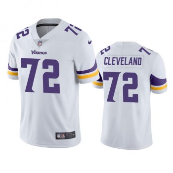 Men's Minnesota Vikings Ezra Cleveland White 2020 NFL Draft Vapor Limited Jersey