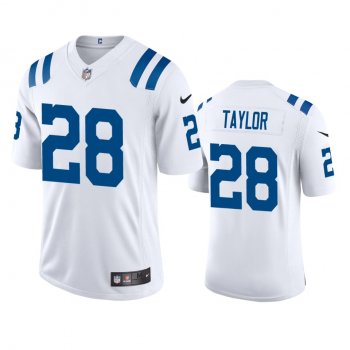 Men's Indianapolis Colts Jonathan Taylor White 2020 NFL Draft Vapor Limited Jersey