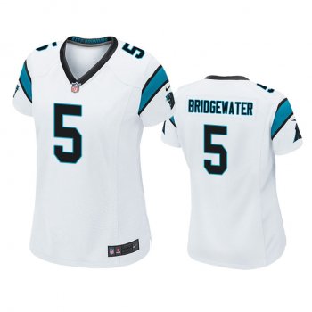 Women's Carolina Panthers Teddy Bridgewater White Game Jersey