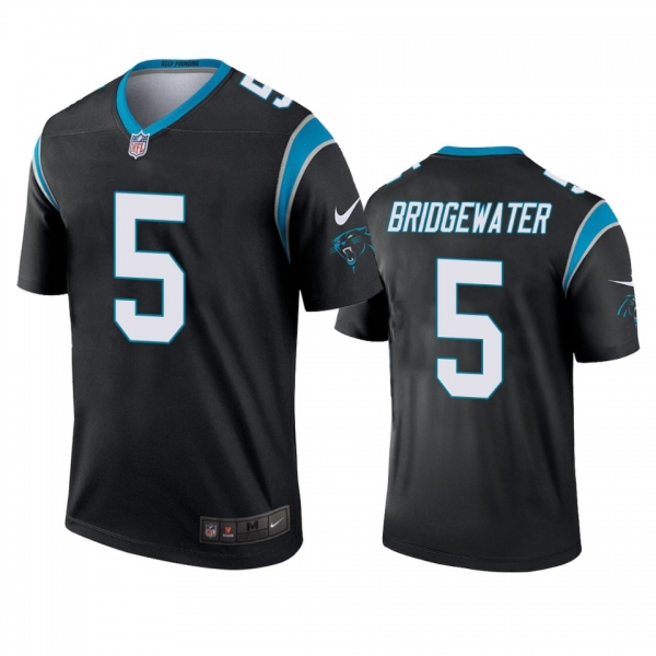 Men's Carolina Panthers Teddy Bridgewater Black Legend Jersey