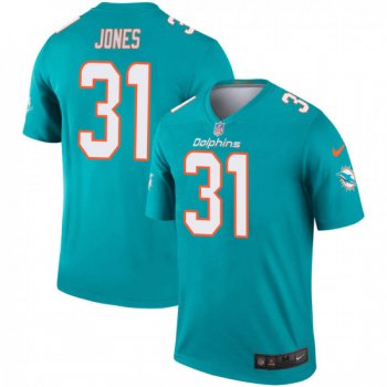 Men's Byron Jones Miami Dolphins Legend Nike Jersey - Aqua