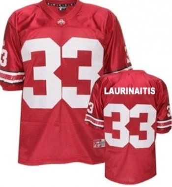 Men's Ncaa #33 James Laurinaitis Ohio State Jersey