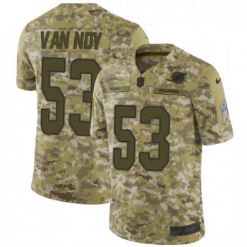 Men's Kyle Van Noy Miami Dolphins Limited 2018 Salute to Service Nike Jersey - Camo