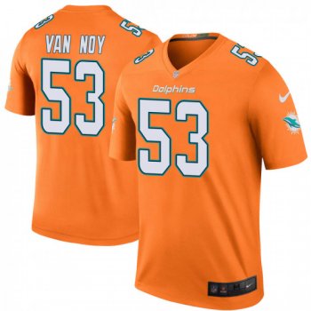 Youth Kyle Van Noy Miami Dolphins Color Rush Legend Nike Jersey - Orange