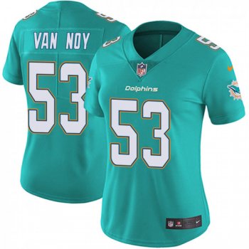 Women's Kyle Van Noy Miami Dolphins Limited Team Color Vapor Untouchable Nike Jersey - Aqua