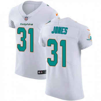 Men's Byron Jones Miami Dolphins Elite Vapor Untouchable Nike Jersey - White