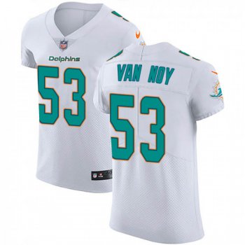 Men's Kyle Van Noy Miami Dolphins Elite Vapor Untouchable Nike Jersey - White