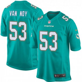 Youth Kyle Van Noy Miami Dolphins Game Team Color Nike Jersey - Aqua