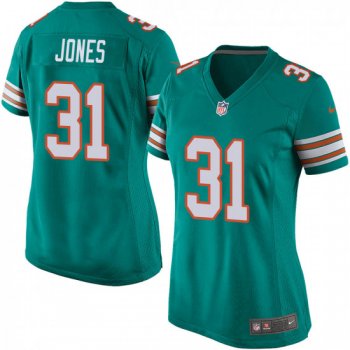 Women's Byron Jones Miami Dolphins Game Alternate Nike Jersey - Aqua