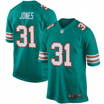 Men's Byron Jones Miami Dolphins Game Alternate Nike Jersey - Aqua