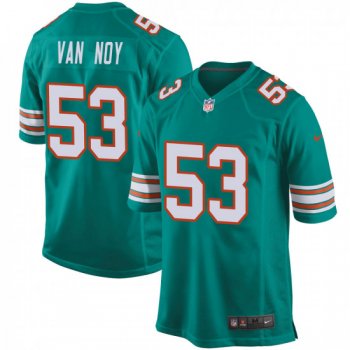 Men's Kyle Van Noy Miami Dolphins Game Alternate Nike Jersey - Aqua