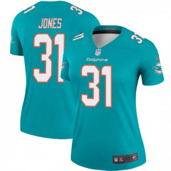 Women's Byron Jones Miami Dolphins Legend Nike Jersey - Aqua